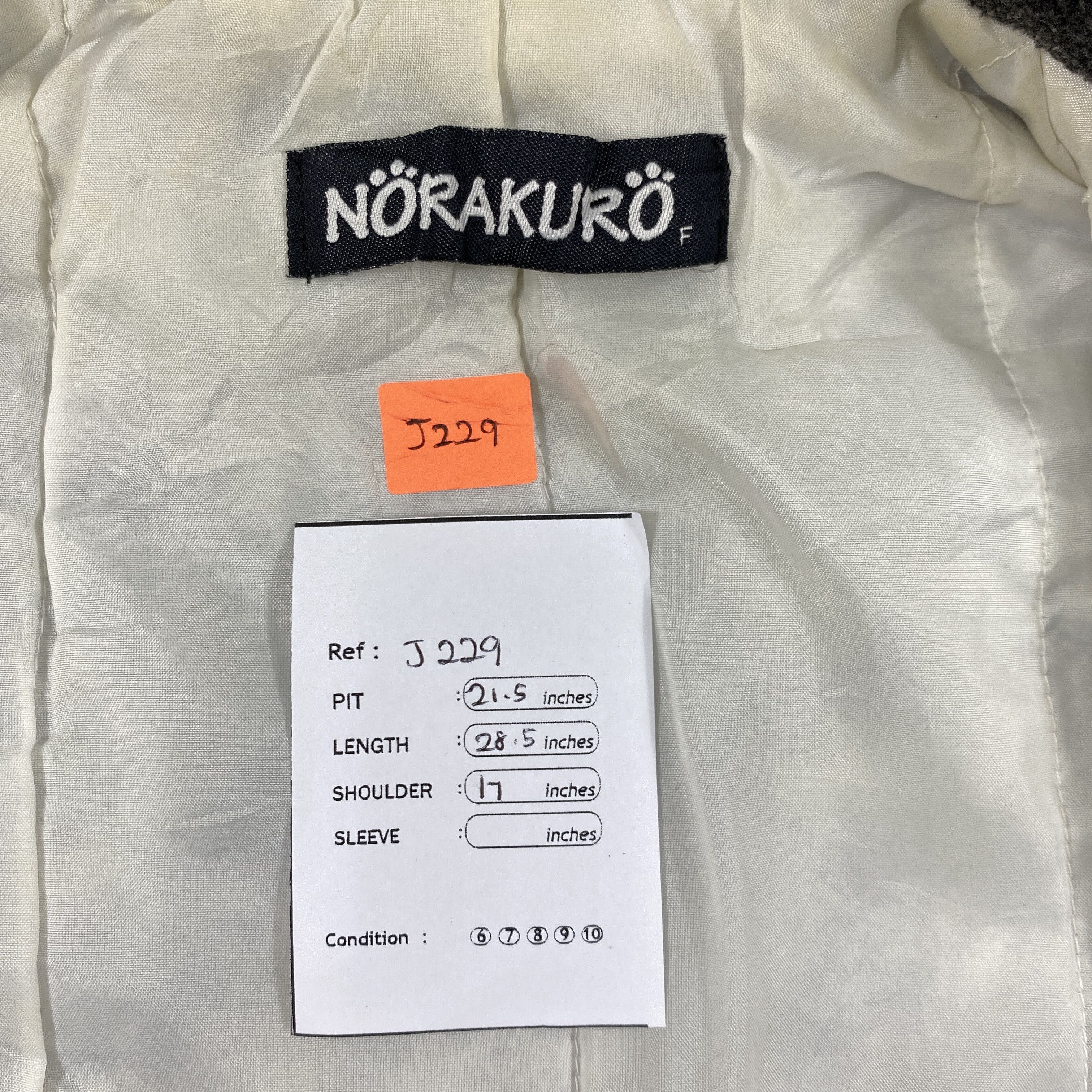 Anime Vintage Anime Norakuro Vest Jacket -J229 Size US M / EU 48-50 / 2 - 4 Thumbnail