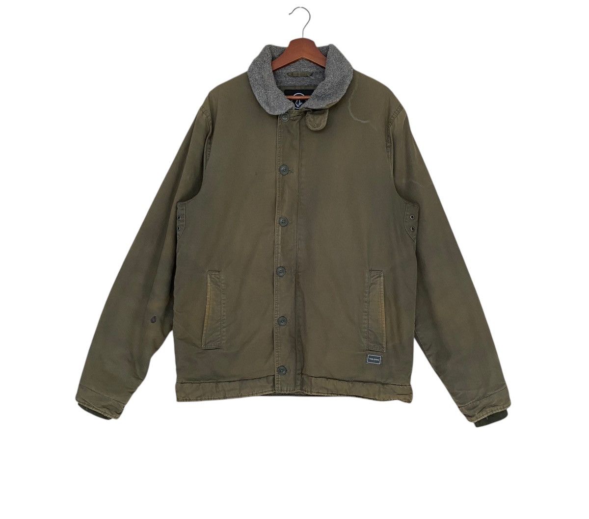 Vintage × Volcom Vintage Brand Volcom Fur Jacket 2000s Size US L / EU 52-54 / 3 - 1 Thumbnail