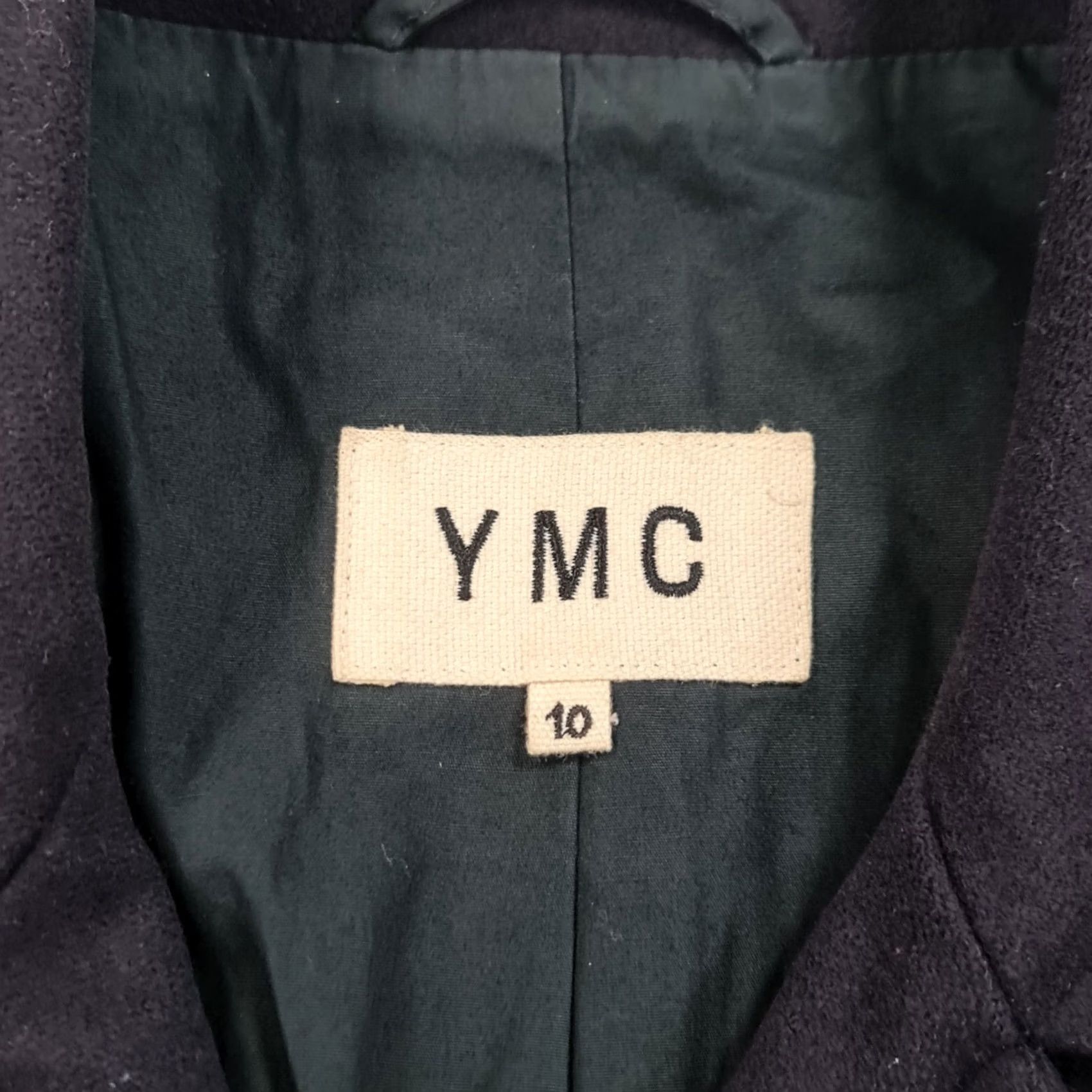 YMC YMC You Must Create Womens Coat Navy Blue 10 UK Double Breasted Wool Peacoat Jacket Size L / US 10 / IT 46 - 3 Thumbnail
