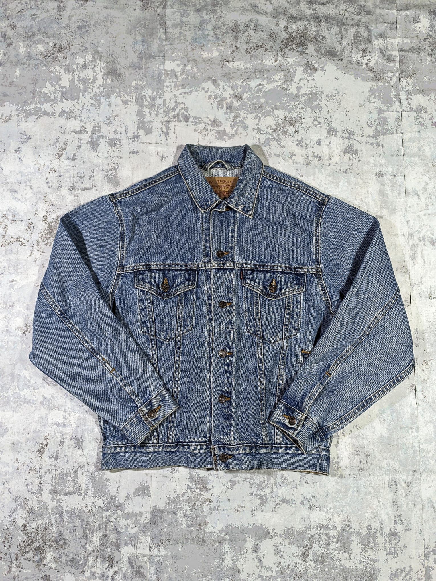 Levi's Vintage Clothing 1996 levis baggy denim jean trucker jacket 527 made in usa Size US M / EU 48-50 / 2 - 2 Thumbnail