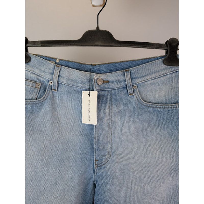 Dries Van Noten o1rshd1 Bershka Baggy Fit Denim Pants in Mid Blue Size US 34 / EU 50 - 8 Thumbnail