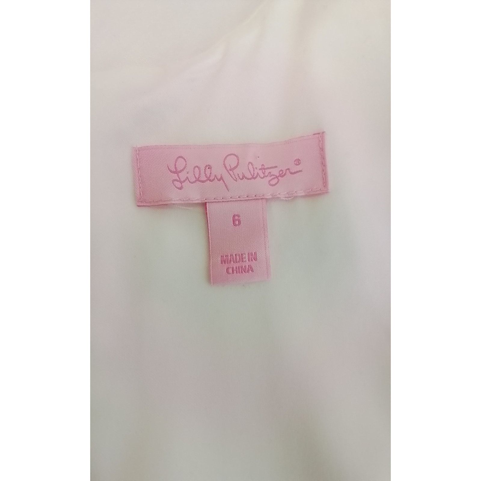 Lilly Pulitzer Lilly Pulitzer Mini Dress Women's 6 White Eyelet Sleeveless Size M / US 6-8 / IT 42-44 - 6 Thumbnail