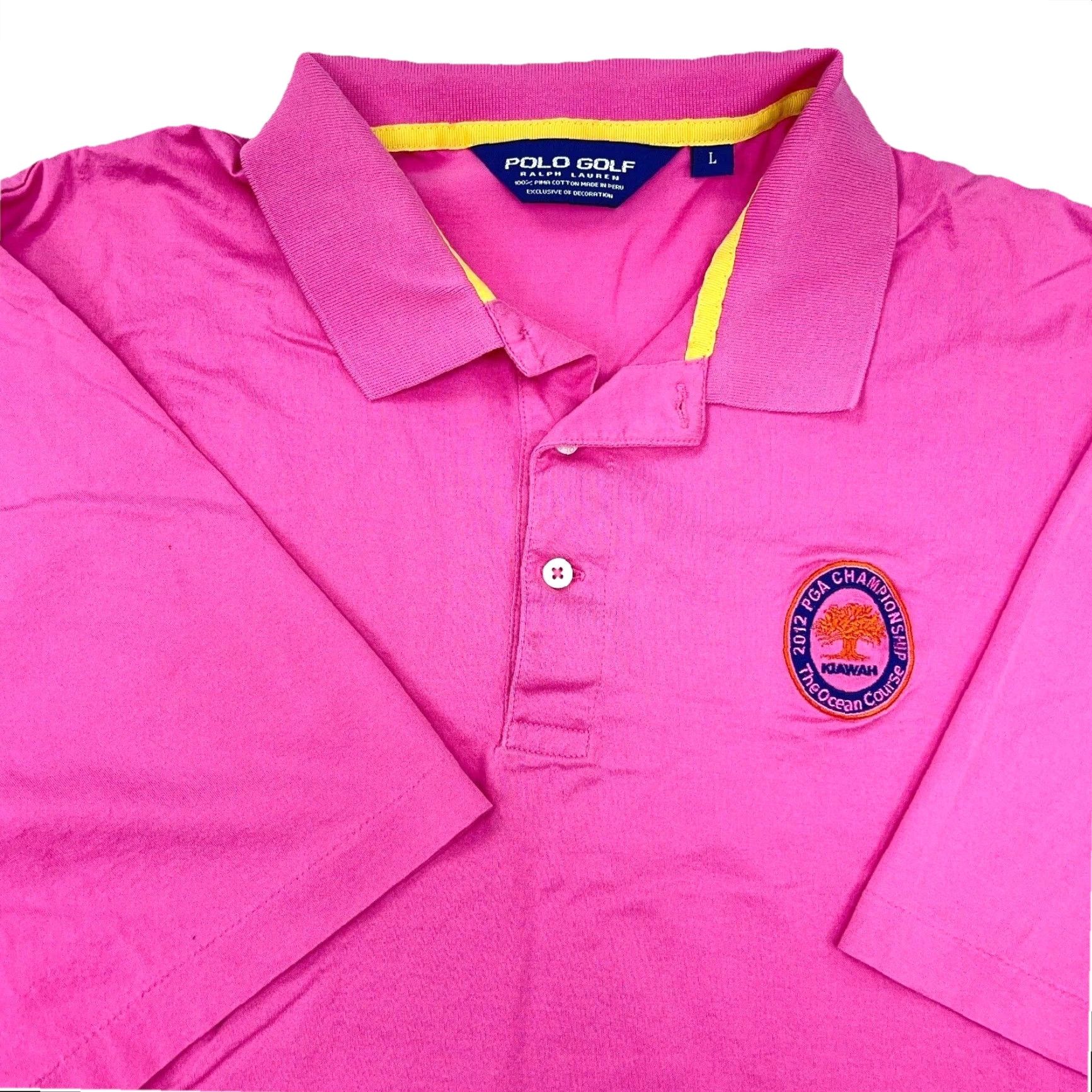 Ralph Lauren Polo Golf Polo Shirt Men L Pink Vintage No Size US L / EU 52-54 / 3 - 2 Thumbnail