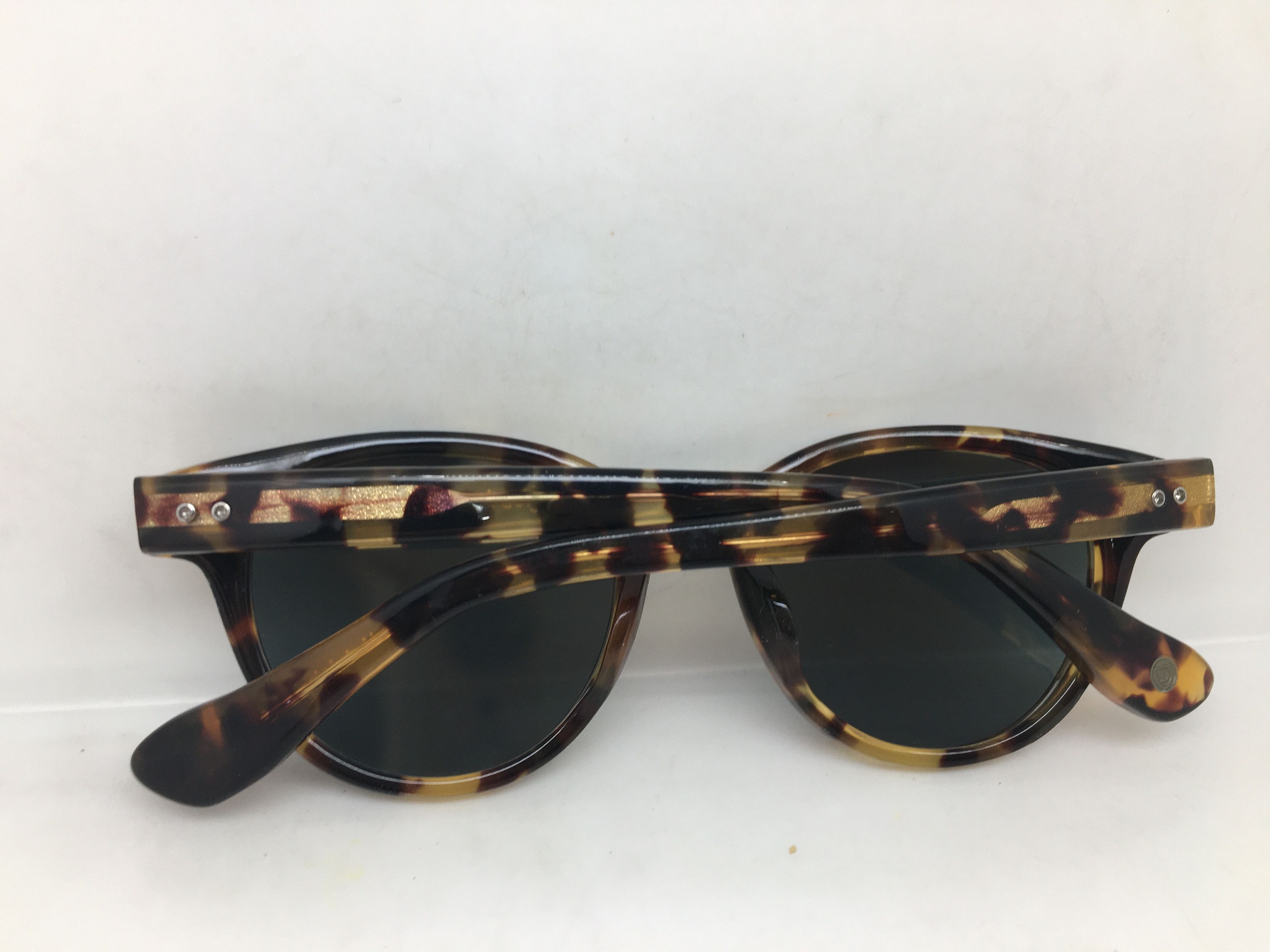Vintage Khoty Handmade Tortoise Round Sunglasses Frame Japan Size ONE SIZE - 8 Thumbnail