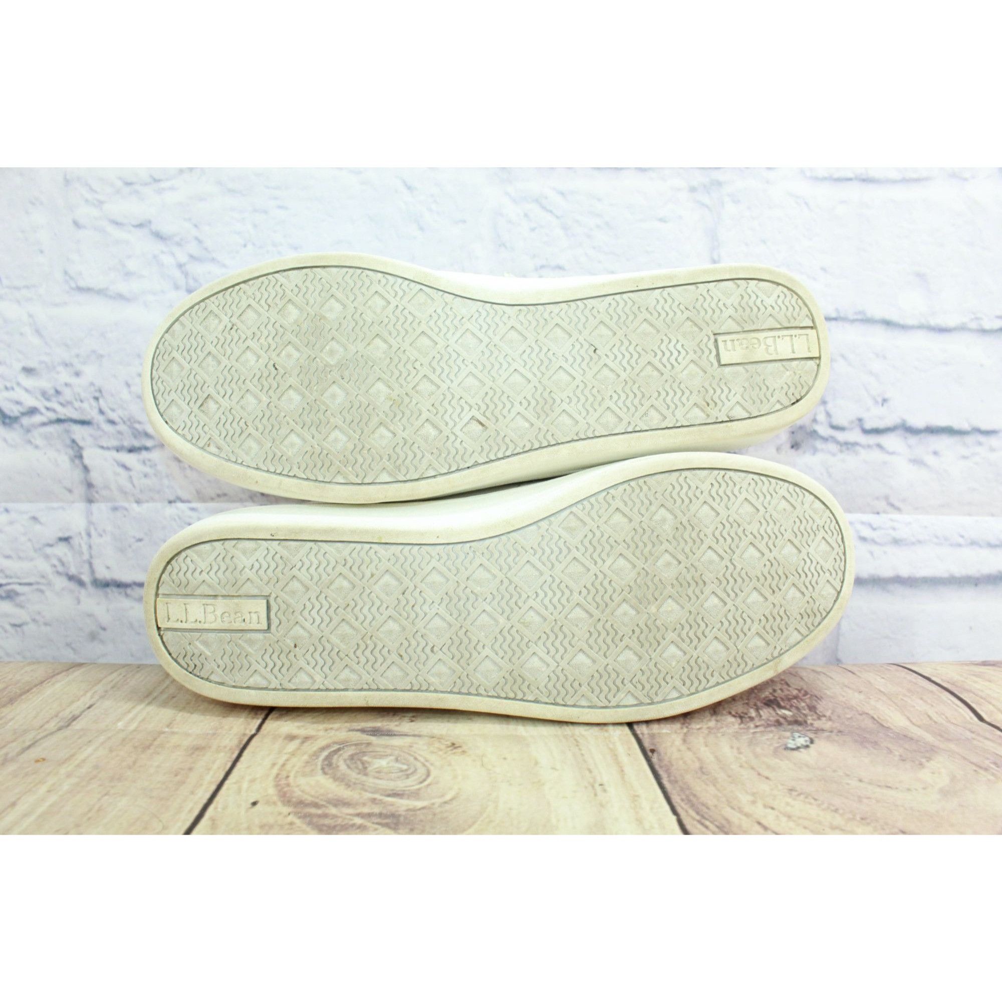 L.L. Bean LL Bean Women's White Leather Eco Bay Comfort Oxford Shoes Size US 8.5 / IT 38.5 - 9 Thumbnail
