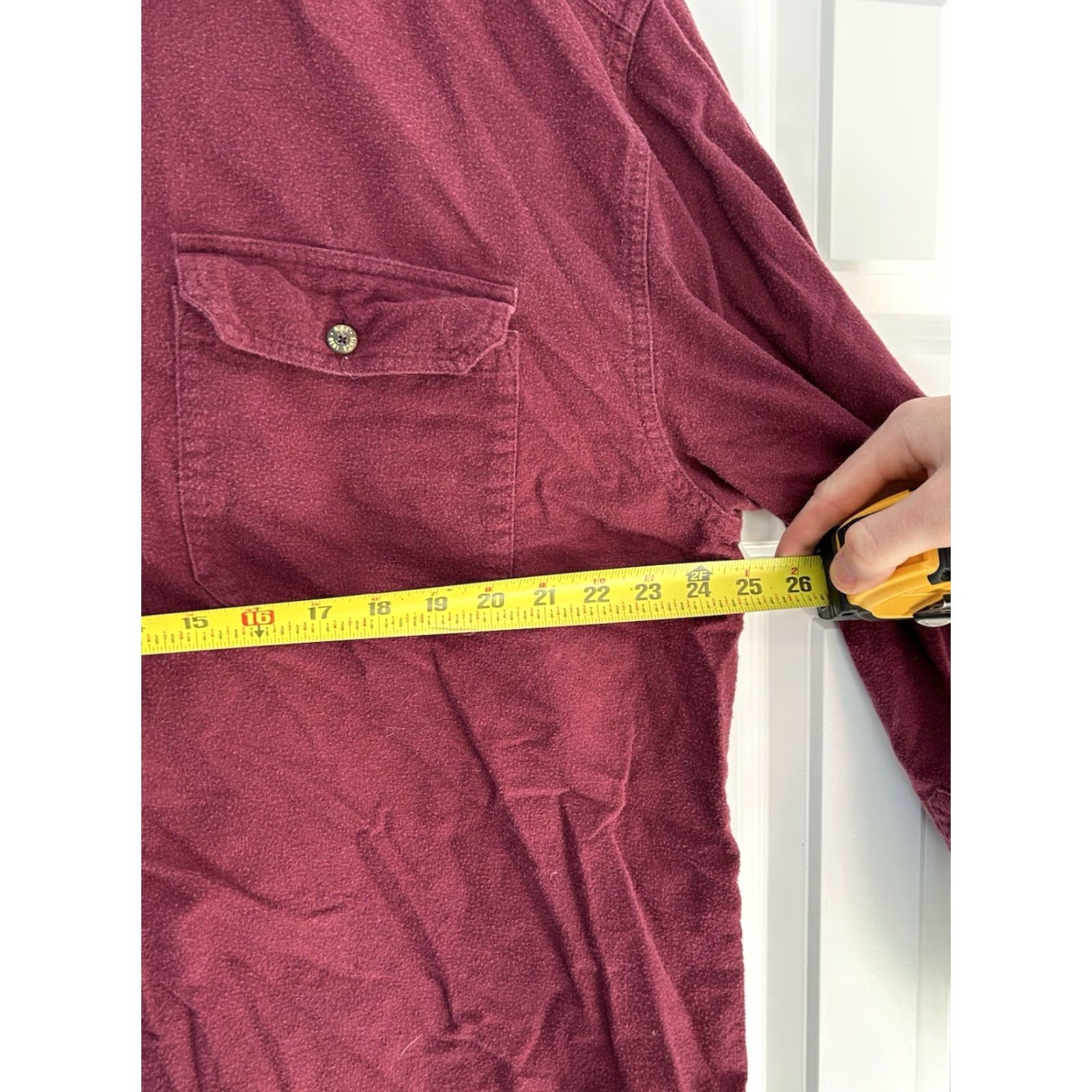 Vintage VINTAGE REI Mens Long Sleeve Button-Down Shirt Maroon XL Size US XL / EU 56 / 4 - 3 Thumbnail