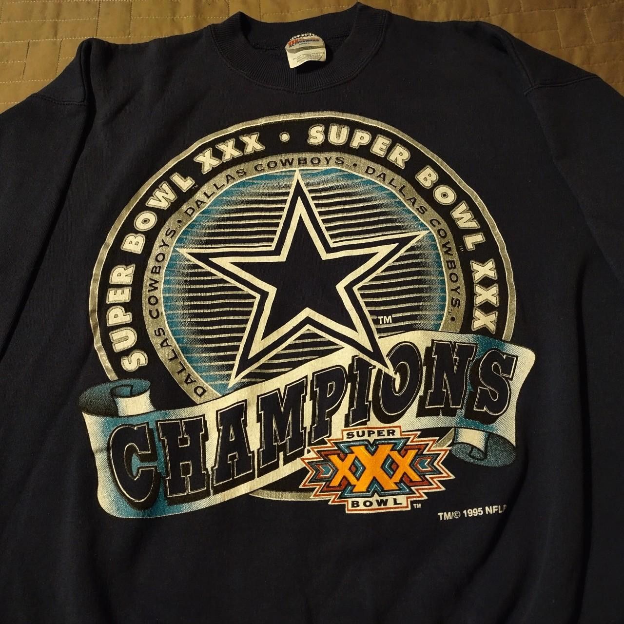 Hanes Vintage 1995 Superbowl Xxx Champions Size US L / EU 52-54 / 3 - 2 Thumbnail