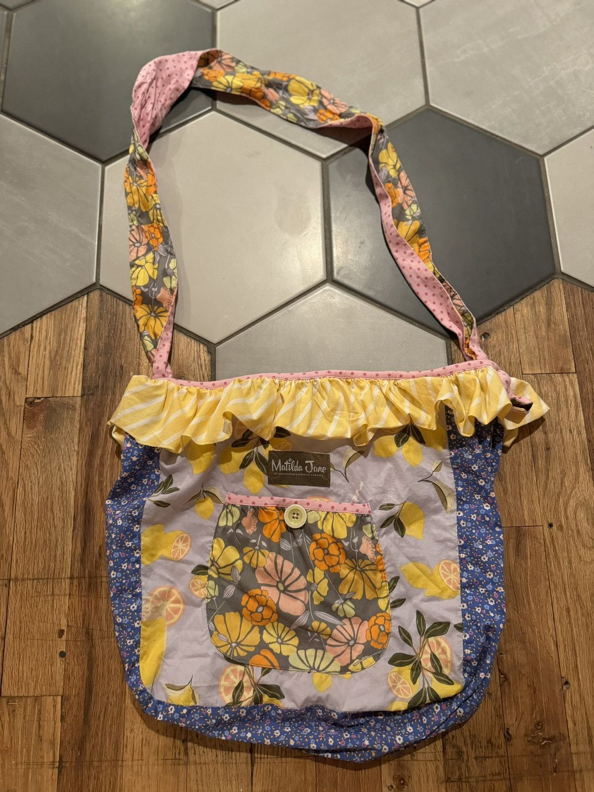 Other MATILDA JANE Lemon Zest Bag Floral Crossbody Bag Purse Soft Size ONE SIZE - 1 Thumbnail
