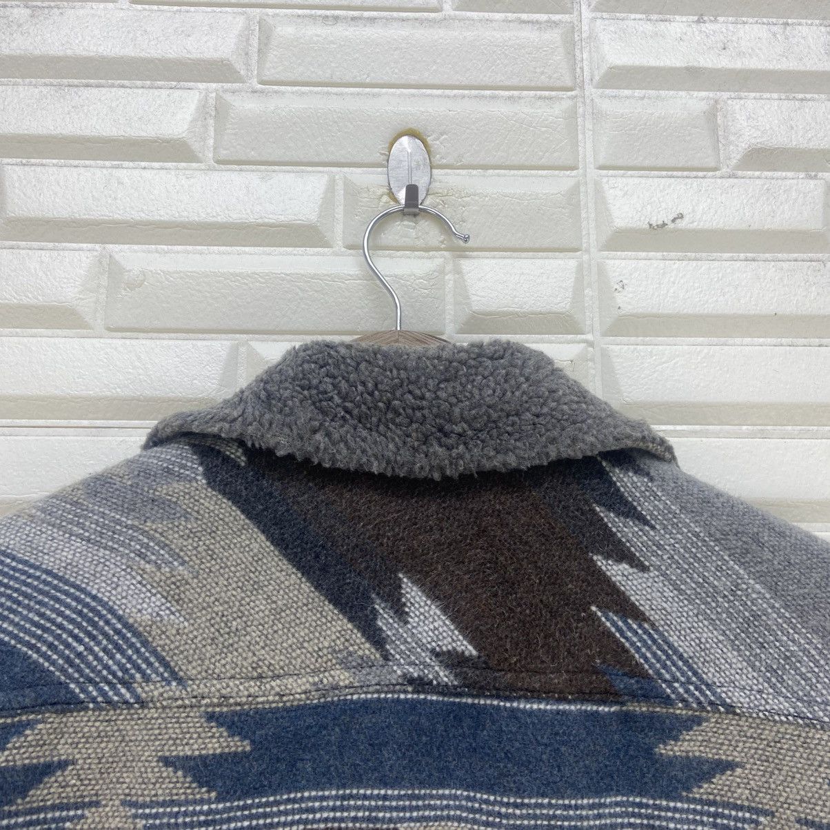 Japanese Brand Azul by Moussy Street Fashion Native Fleece Sherpa Jacket Size US S / EU 44-46 / 1 - 15 Thumbnail