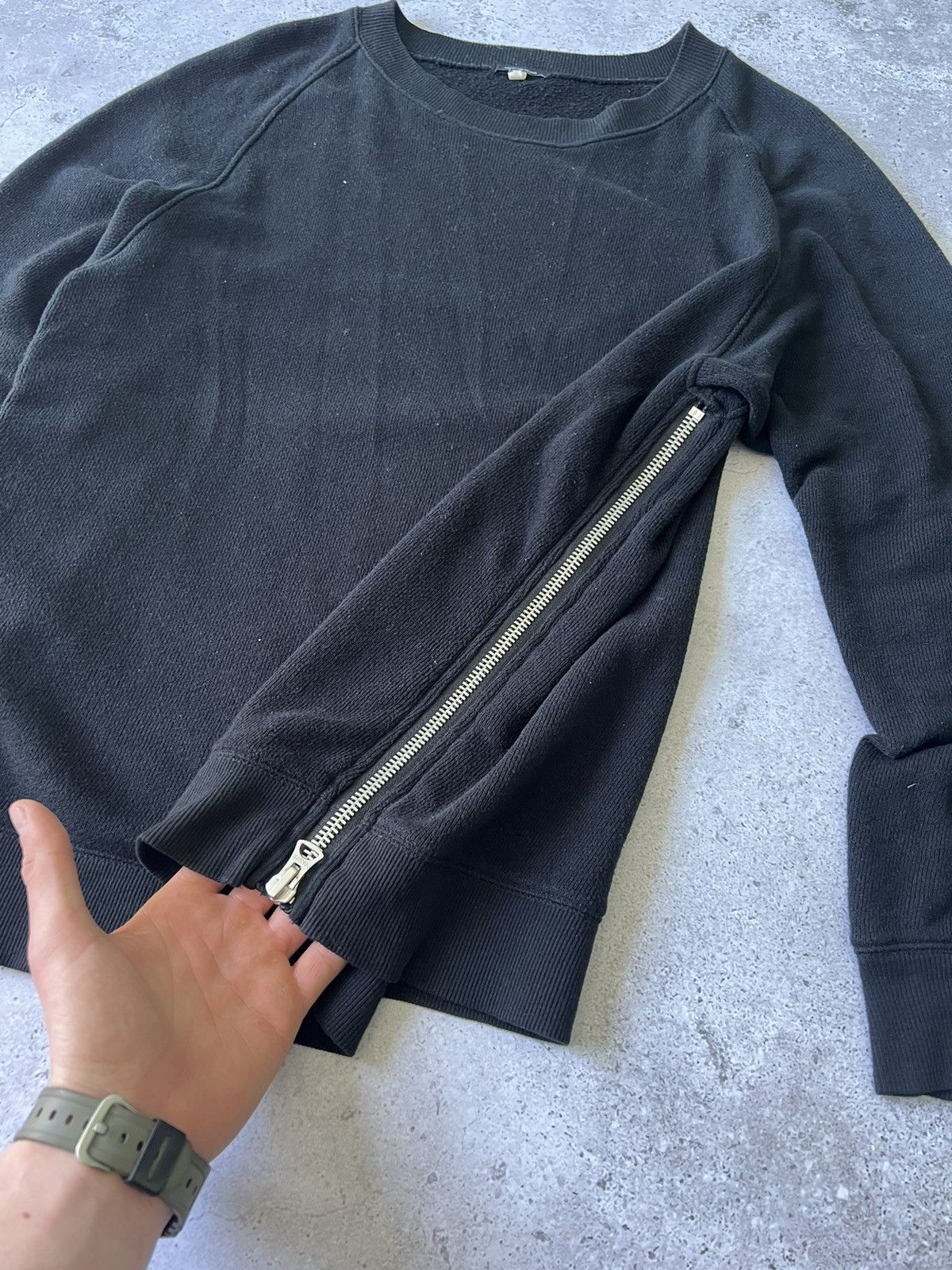 Japanese Brand × R13 R13 Oversized Zip Seam Military Knit Sweater Size US L / EU 52-54 / 3 - 6 Thumbnail