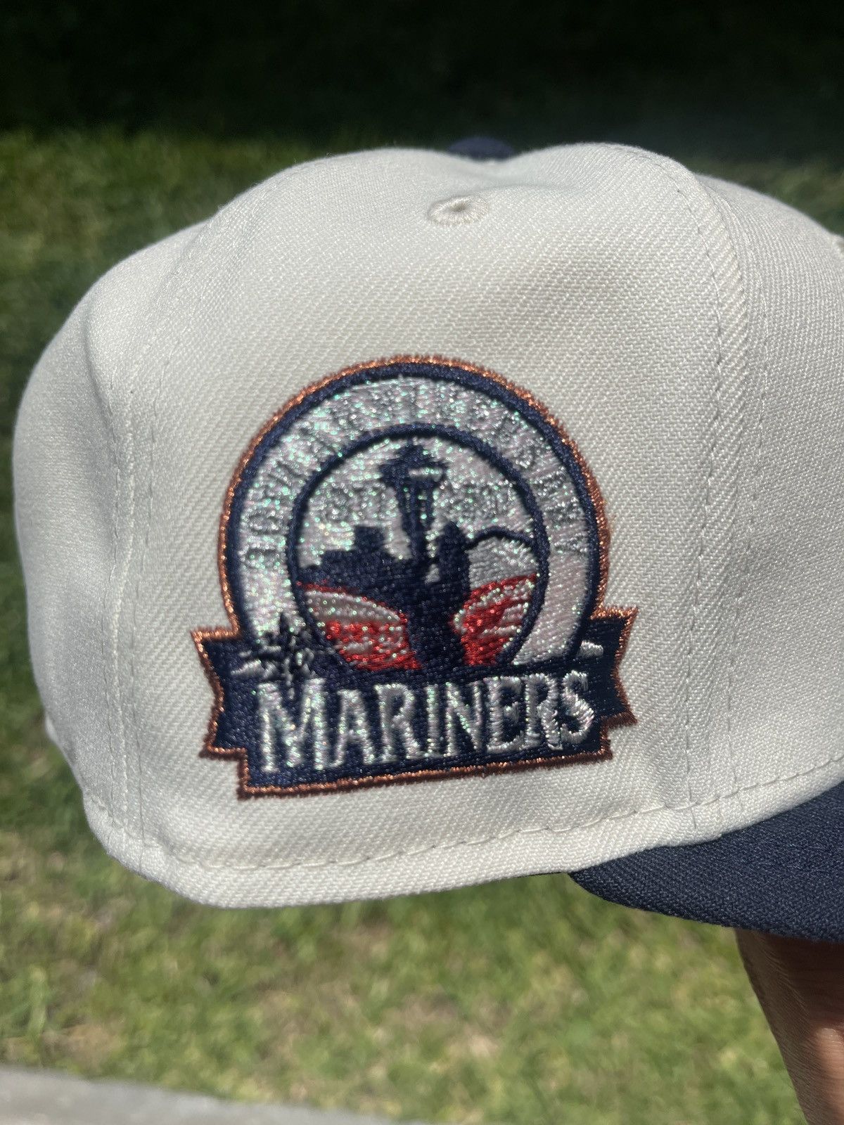 Hat Club × New Era 7 1/8 Seattle Mariners White Dome Fitted Size ONE SIZE - 2 Thumbnail