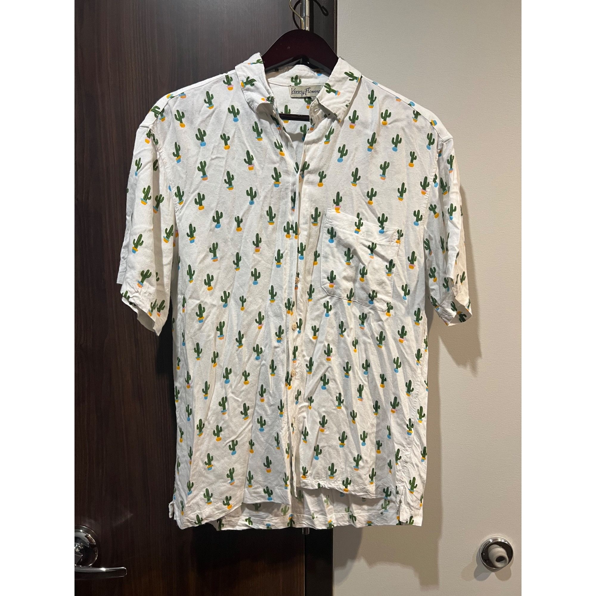 Kenny Flowers Kenny Flowers Limited Edition Short Sleeve Button Up Shirt - Size US M / EU 48-50 / 2 - 1 Thumbnail