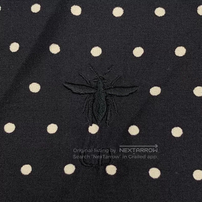 Dior Dior Black polka dot lace design mulberry silk round neck Size XS / US 0-2 / IT 36-38 - 5 Thumbnail