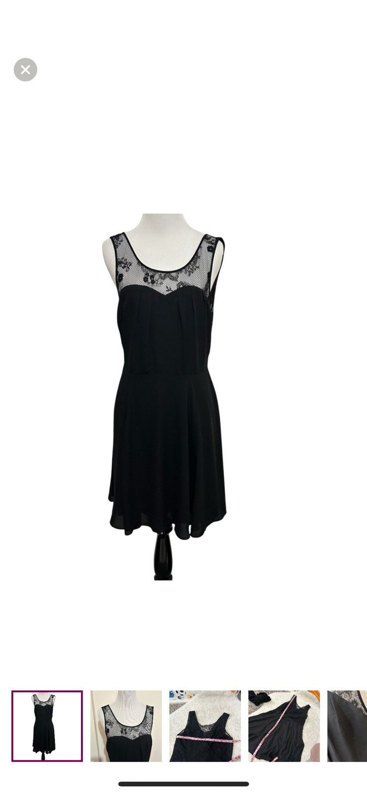Express Express black cocktail dress size 8 Size M / US 6-8 / IT 42-44 - 1 Thumbnail