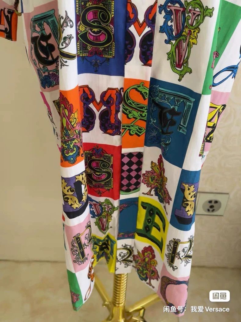 Versace Versace Shirt dress Size L / US 10 / IT 46 - 4 Thumbnail