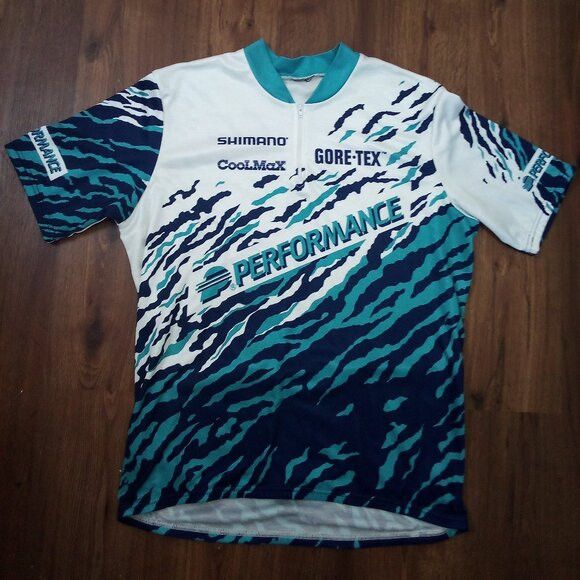 Other Vintage 90s Performance Gore-Tex Cycling Jersey Size US L / EU 52-54 / 3 - 2 Thumbnail