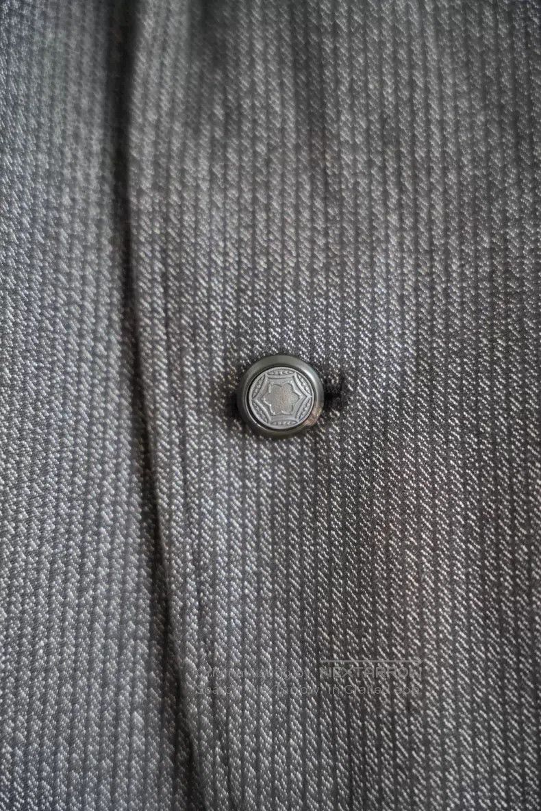 Yohji Yamamoto Yohji Yamamoto size 3 10 SS insignia gray stripe blazer Size 36R - 5 Thumbnail
