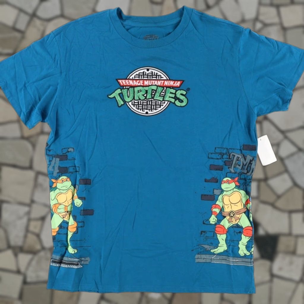 Altea Teenage Mutant Ninja Turtles T-Shirt Embroidered Teal Men's XL Size US XL / EU 56 / 4 - 1 Thumbnail