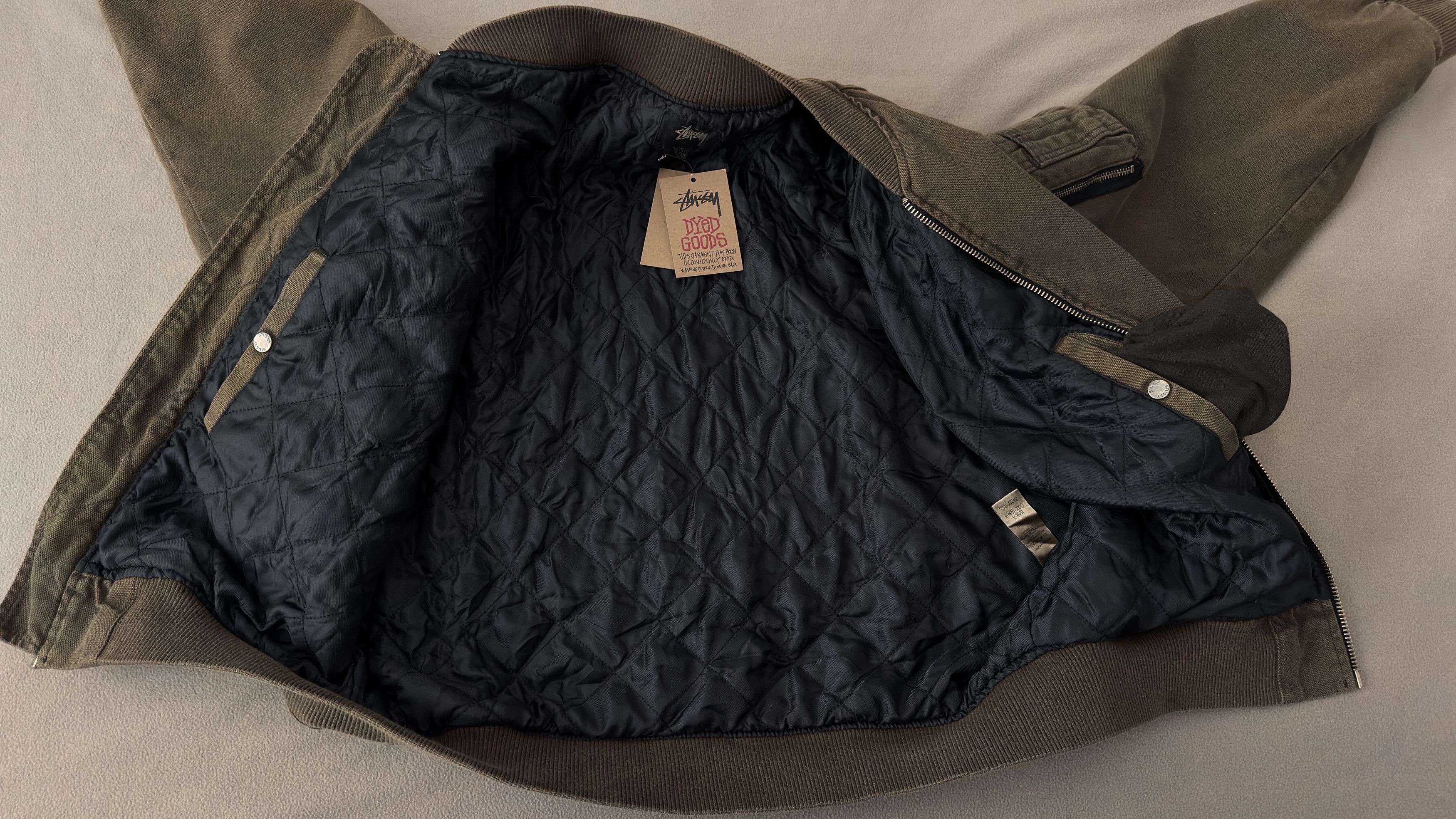 Stussy Stussy Twill Dyed Bomber Jacket Size US M / EU 48-50 / 2 - 7 Thumbnail