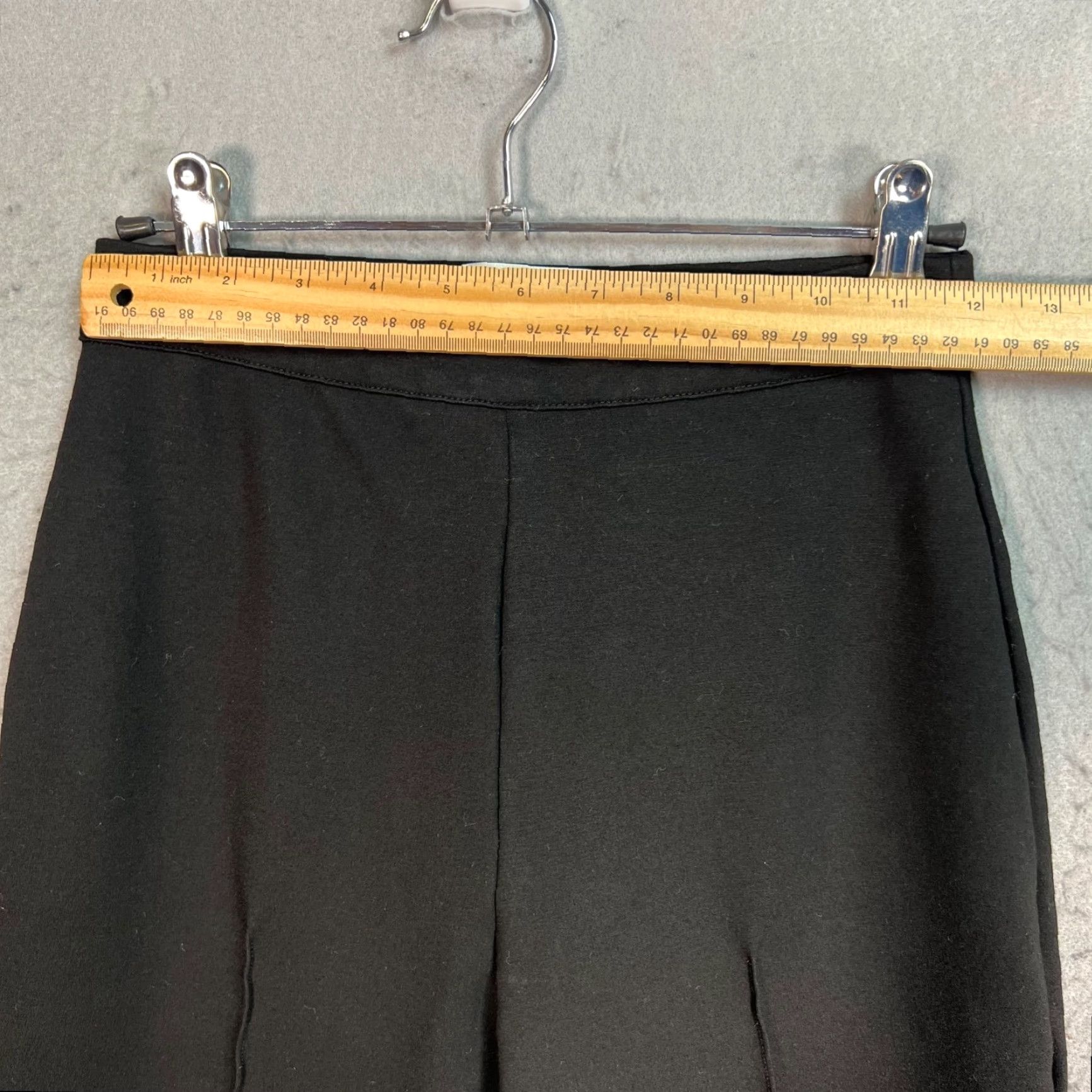 Vintage Grey/Ven Womens XS Black High-Waisted Flared Dress Pants Shirt? Size 26" / US 2 / IT 38 - 6 Thumbnail