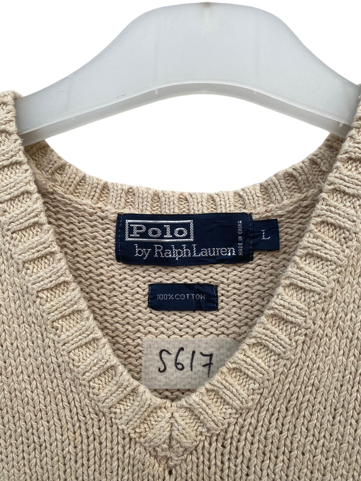 Polo Ralph Lauren VINTAGE POLO RALPH LAUREN KNITTED VEST Size US L / EU 52-54 / 3 - 4 Thumbnail