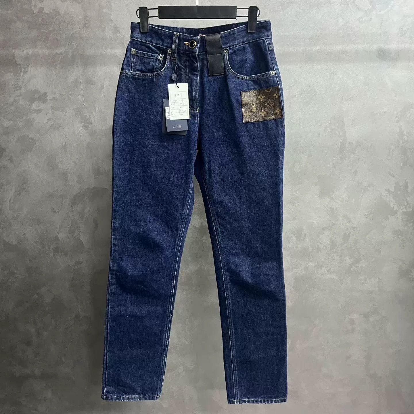 Louis Vuitton Louis Vuitton Blue Monogram Straight Jeans Size US 36 / EU 52 - 1 Thumbnail