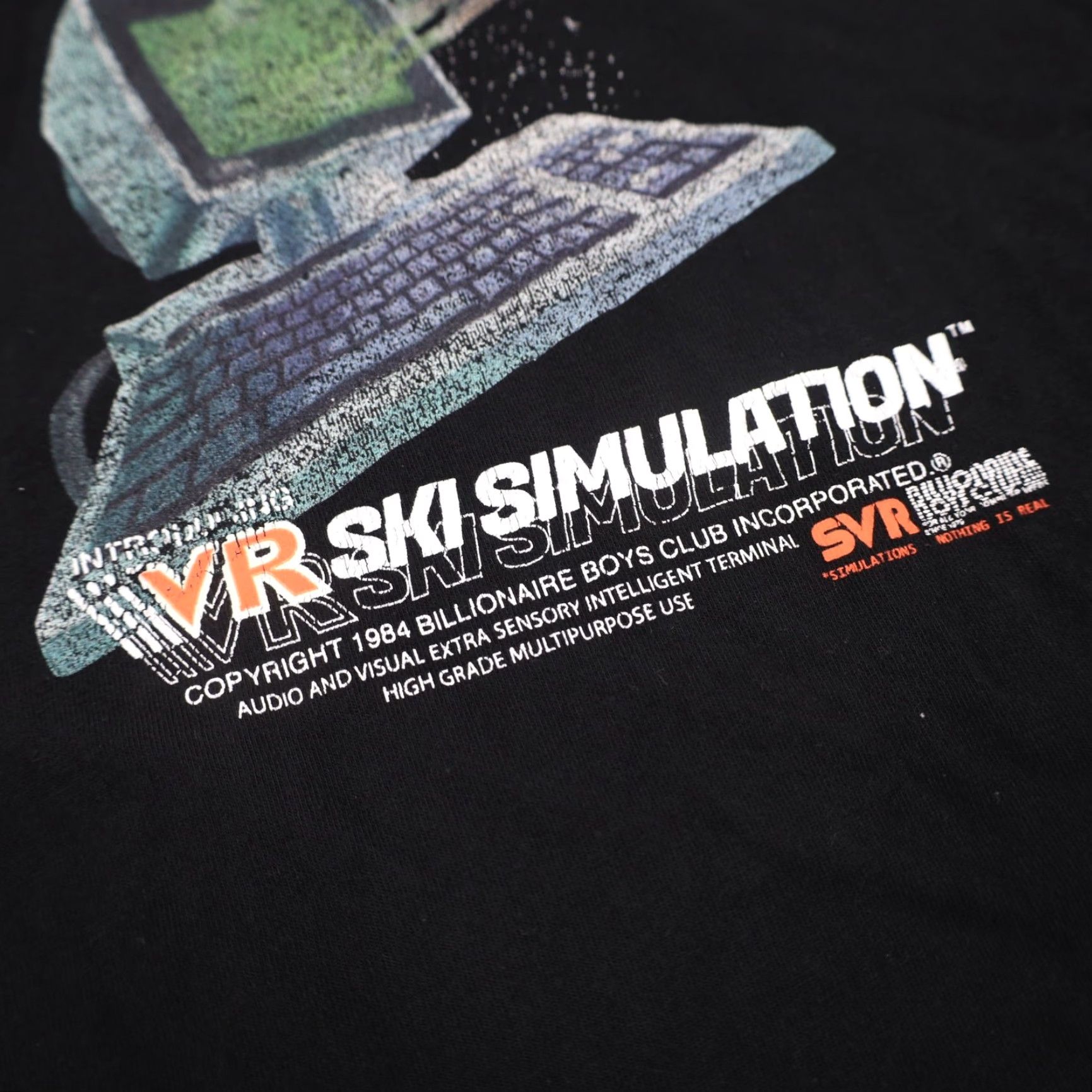 Billionaire Boys Club VINTAGE Billionaire Boys Club VR Ski Simulation Mens XXXL Graphic T Shirt Black Size US XXL / EU 58 / 5 - 5 Thumbnail