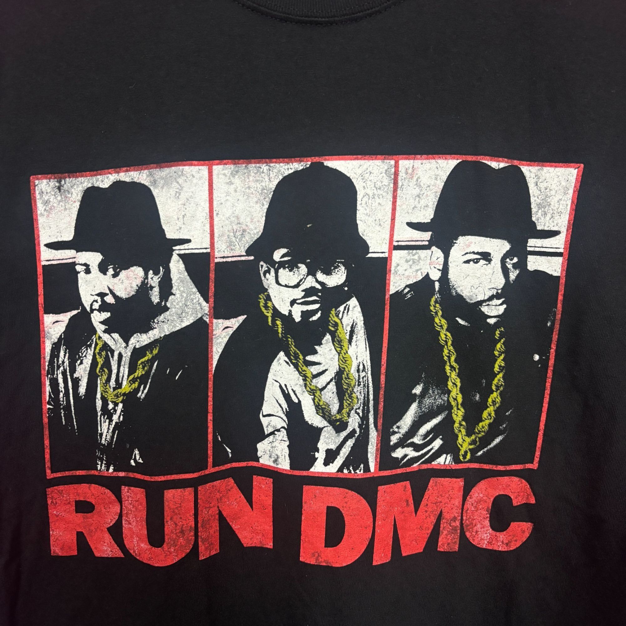 RUN DMC Run DMC Gold Donkey Ropes Raising Hell Distressed Rap Tee S Size US S / EU 44-46 / 1 - 2 Thumbnail
