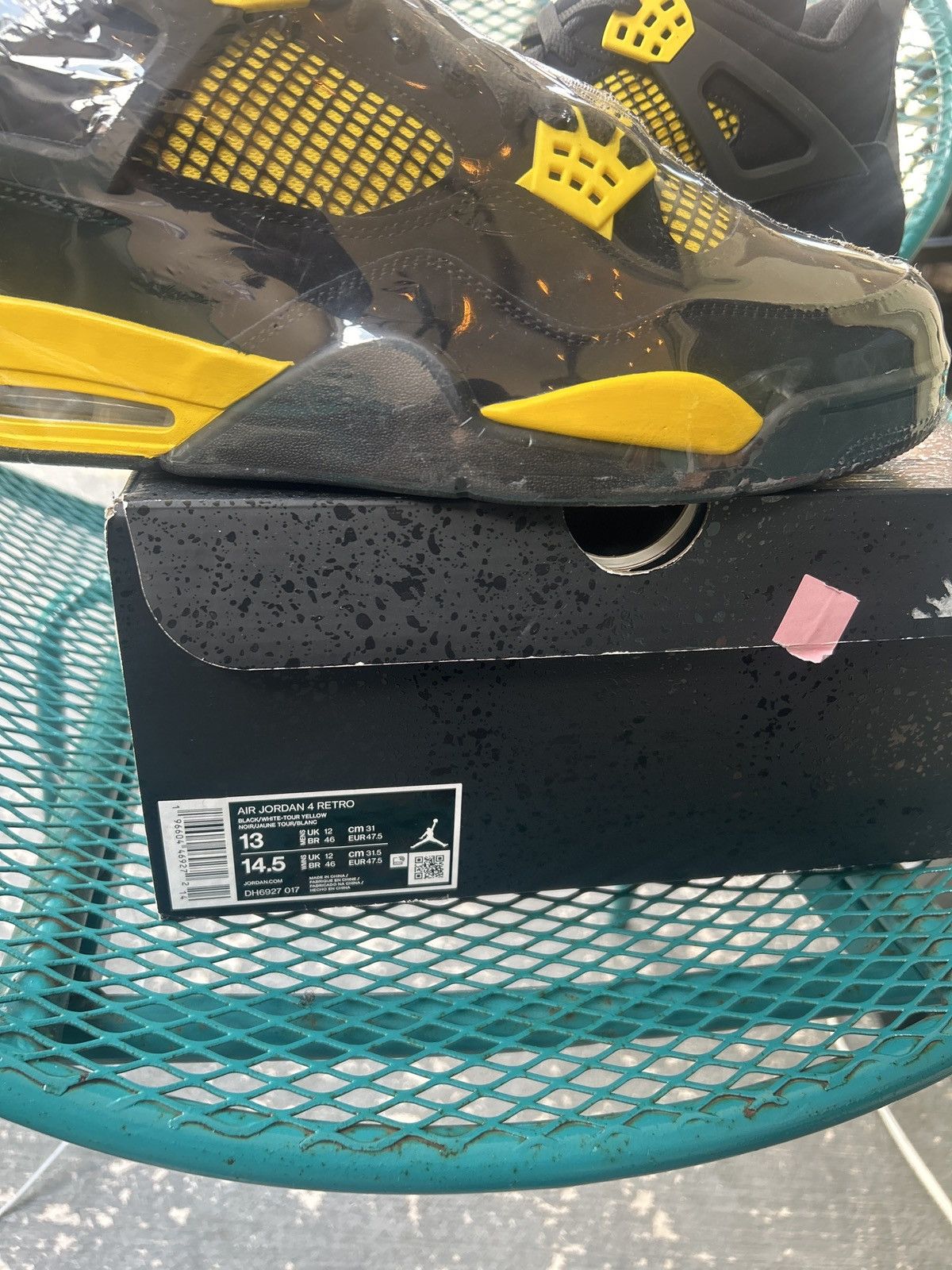 Jordan Brand Retro 4 thunders Size US 13 / EU 46 - 7 Thumbnail