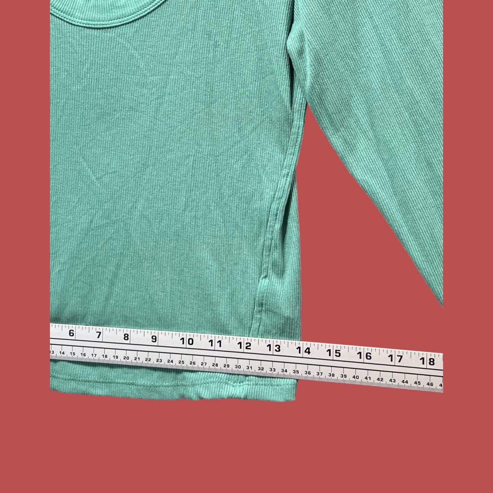 Other Universal Thread - Women's Ribbed Long Sleeve Scoopneck T-Sh Size XL / US 12-14 / IT 48-50 - 7 Thumbnail