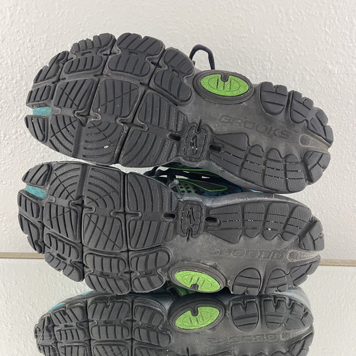 Brooks BROOKS Womens Blue Green PureCadence Road Running Sneakers Size US 7 / IT 37 - 10 Thumbnail