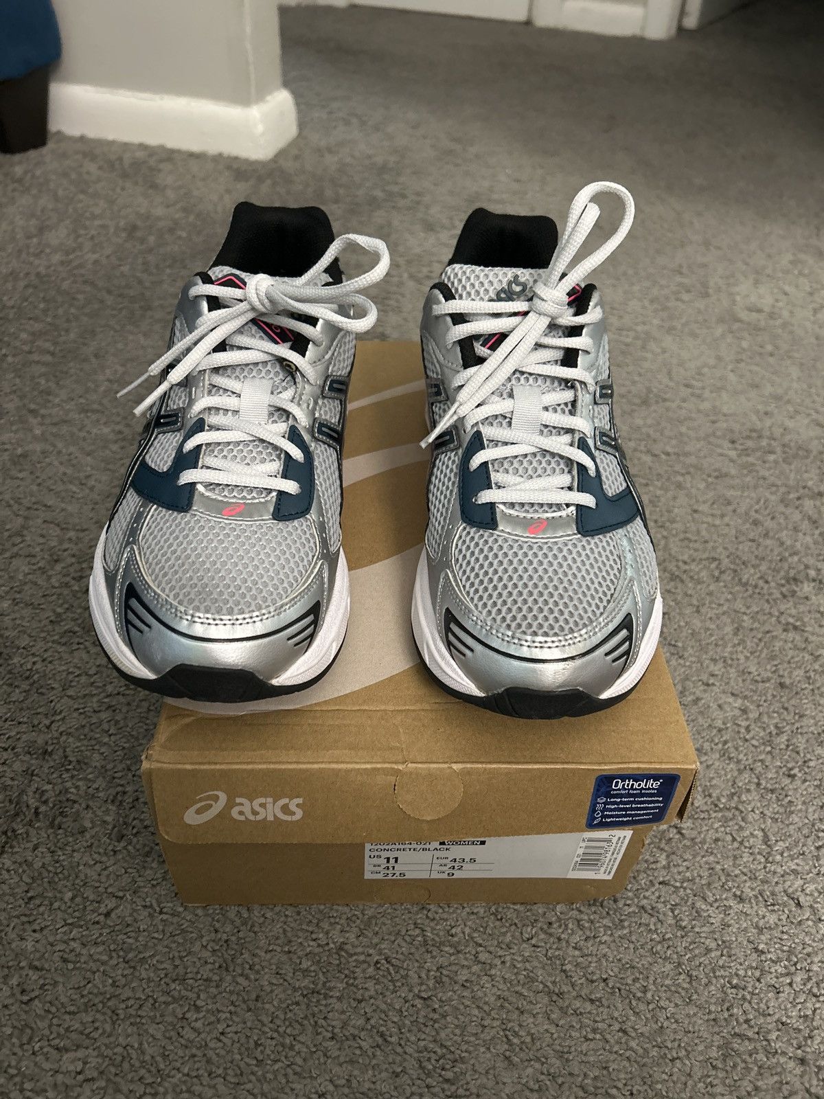 Asics Asics navy teal pink Size US 9 / EU 42 - 1 Thumbnail