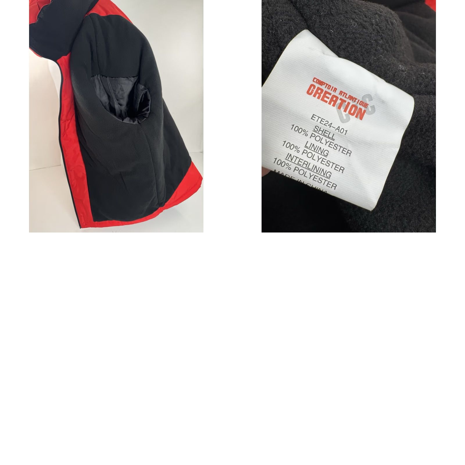 Vintage PONANT 88 Hooded Embroidered Mens L Polar Expedition Jacket Red Parka Size US L / EU 52-54 / 3 - 8 Thumbnail