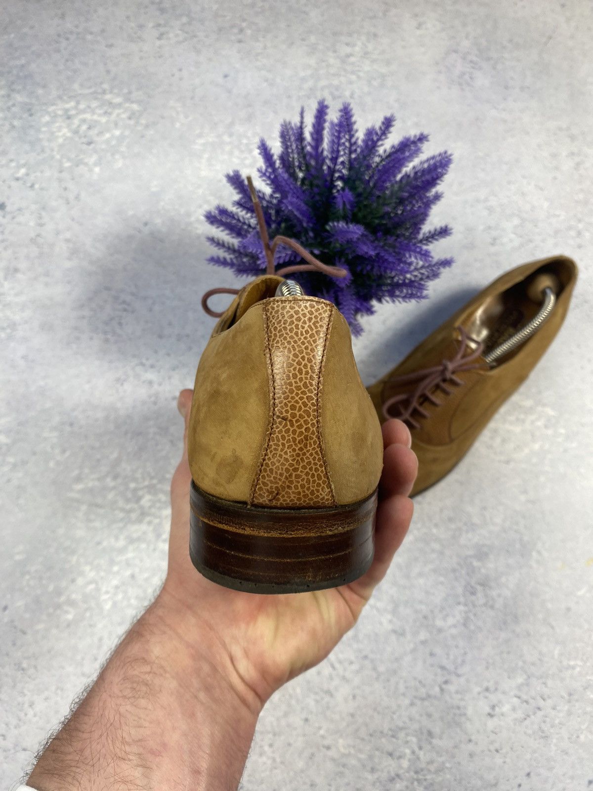 Bally Bally Suede/Leather Men’s Shoes Size US 9 1/2 Hand Made Size US 9.5 / EU 42-43 - 10 Thumbnail