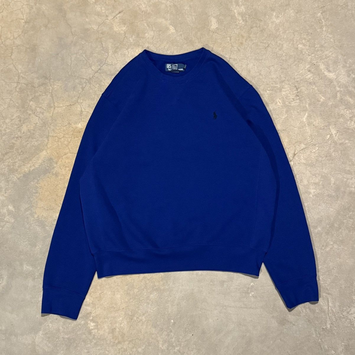 Polo Ralph Lauren Vintage 1990s Polo Ralph Lauren Pony Crewneck Sweatshirt 🫐 Size US L / EU 52-54 / 3 - 1 Thumbnail