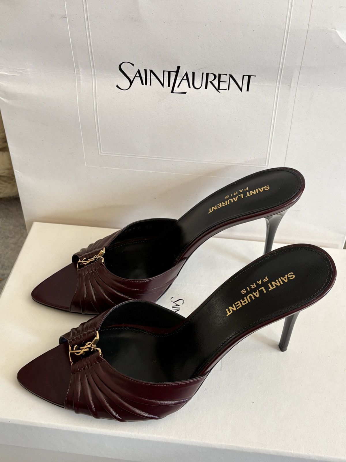 Yves Saint Laurent Yves Saint Laurent Babylone Heels Size US 8 / IT 38 - 3 Thumbnail