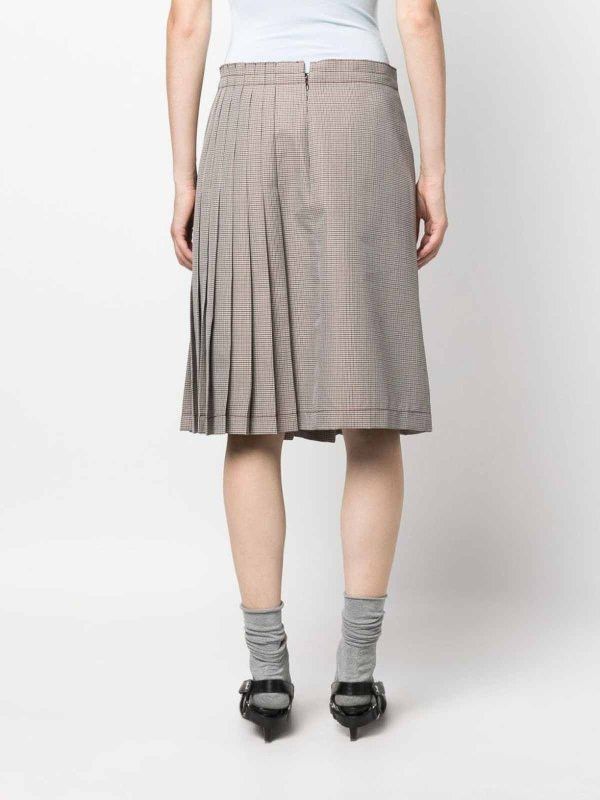 Marni o1y1125 Midi Skirt in Gray Size 28" / US 6 / IT 42 - 4 Thumbnail