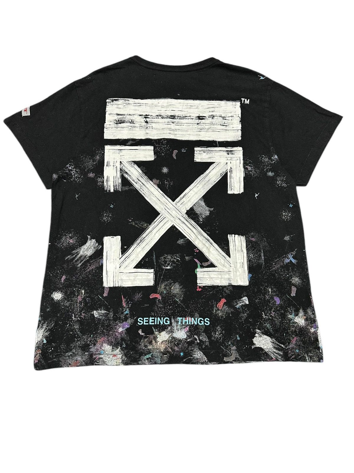 Off-White × Virgil Abloh Off-White Galaxy Brush Tee Size US M / EU 48-50 / 2 - 3 Thumbnail