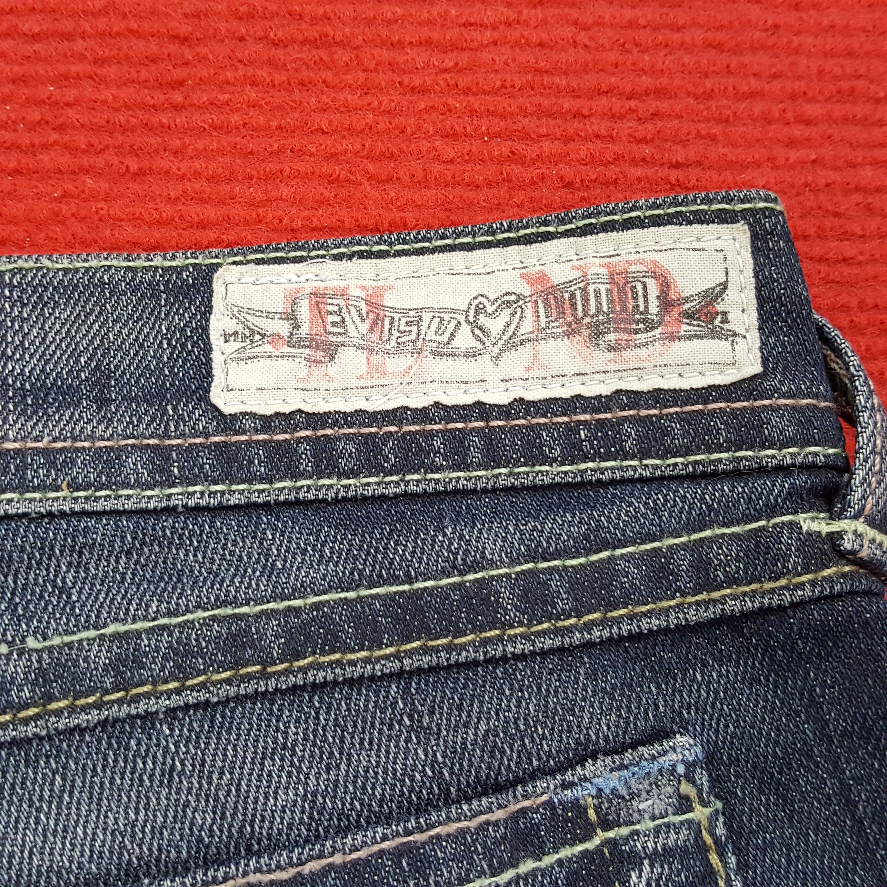 Evisu × Puma × Vintage Evisu X Puma Japanese Brand Custom Daicock Style Jeans Size 30" / US 8 / IT 44 - 15 Thumbnail