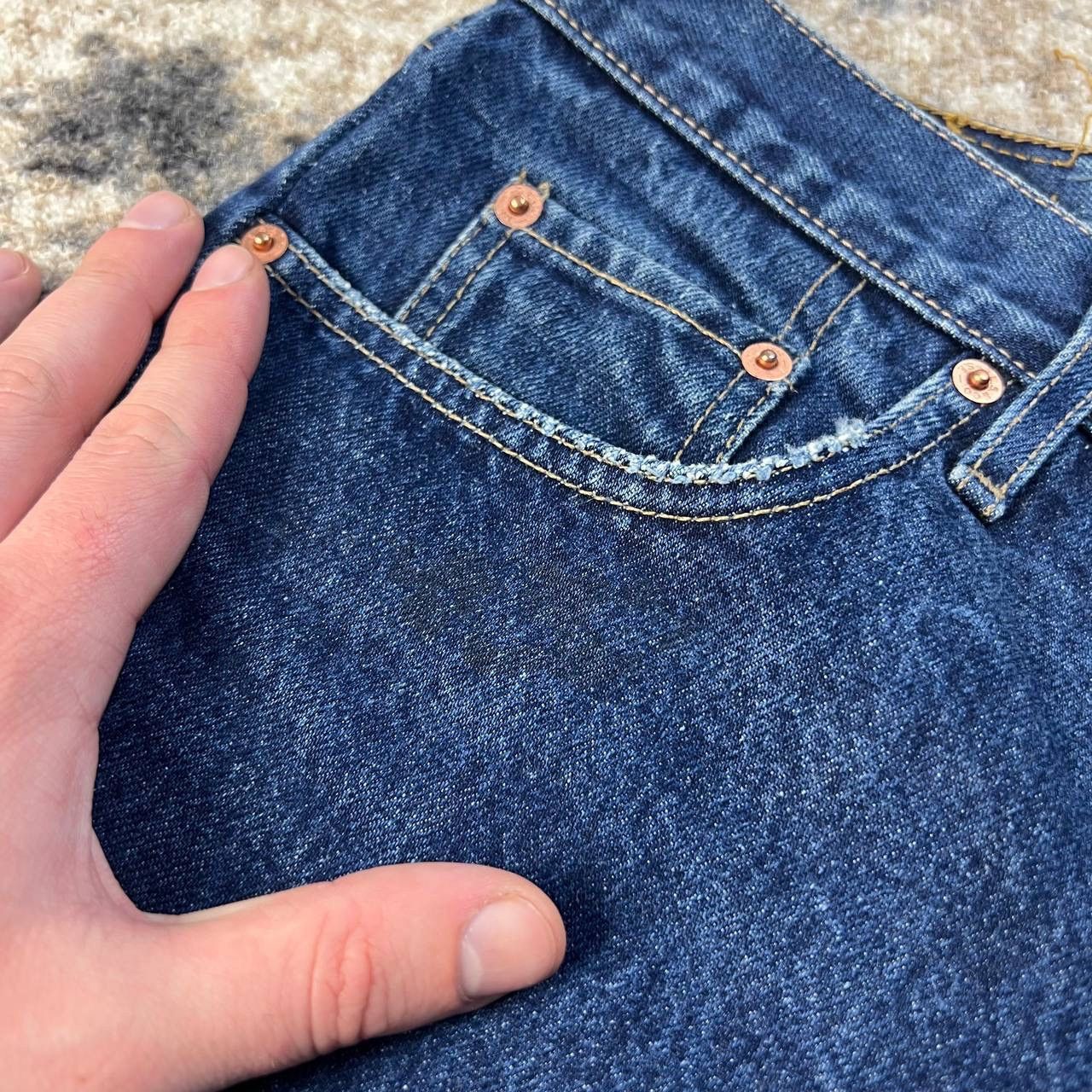 Levi's 615 Levis Vintage Orange Tab Distressed Style Denim Jeans Size US 31 - 9 Thumbnail