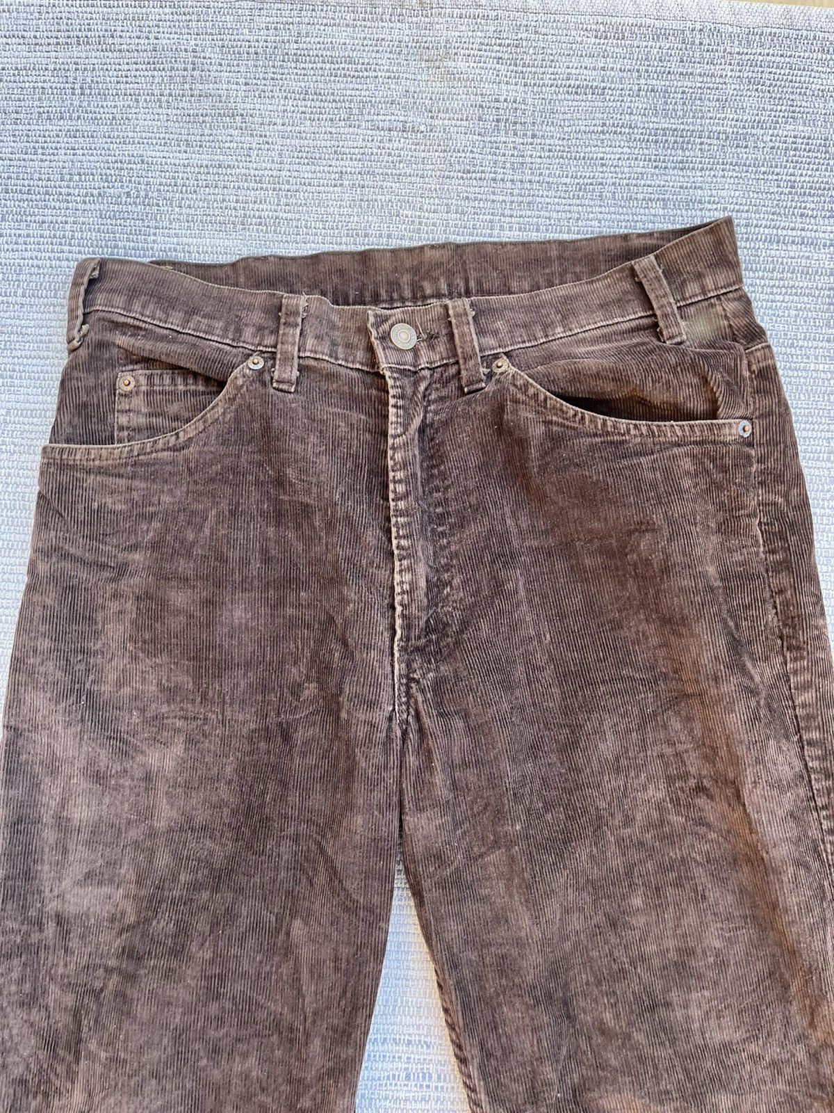 Levi's × Vintage 80s Levi's 517-1528 brown corduroy boot-cut pants Size US 33 - 2 Thumbnail