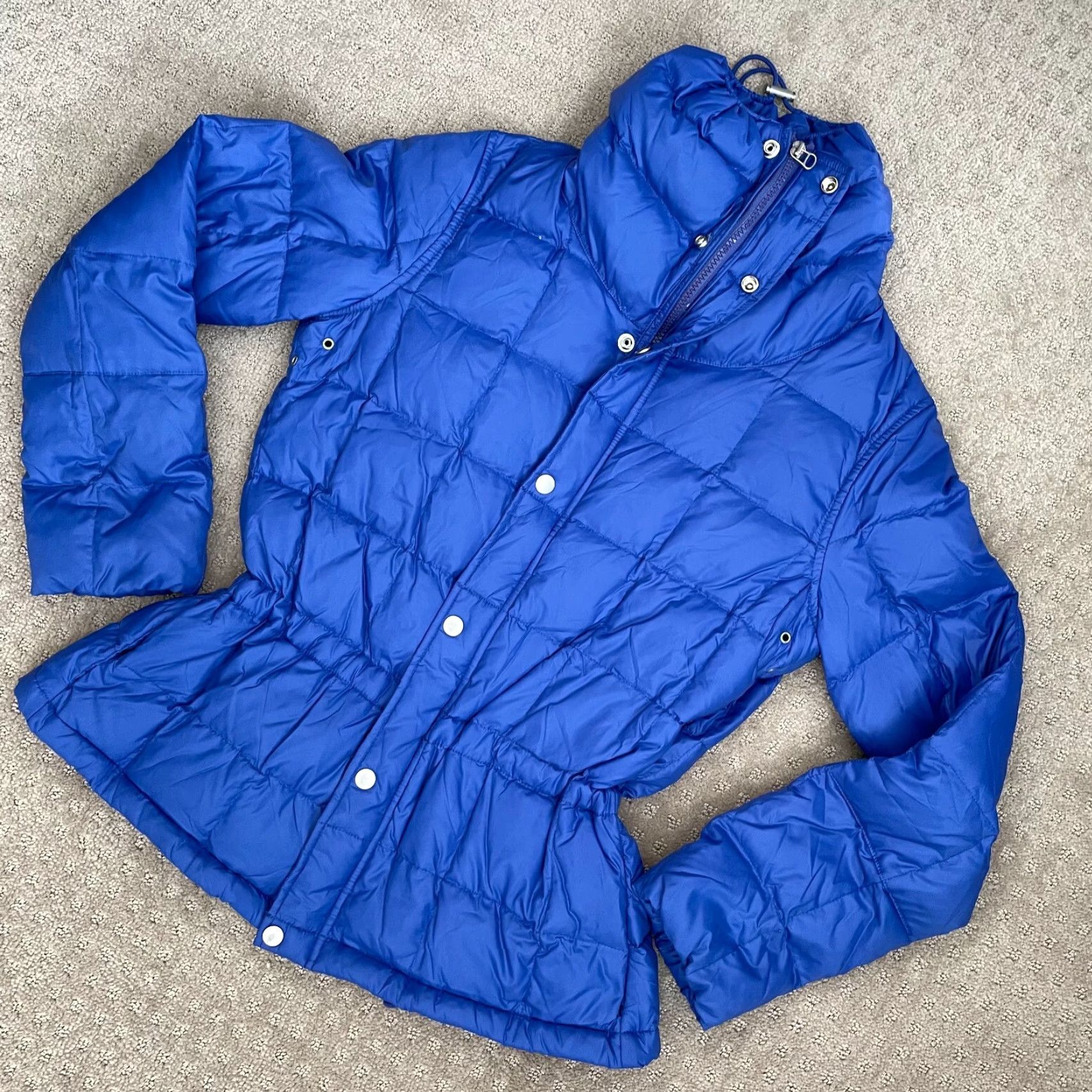 Ralph Lauren Ralph Lauren Women Royal Blue Down Puffer Jacket Full Zip Snow Size S / US 4 / IT 40 - 5 Thumbnail