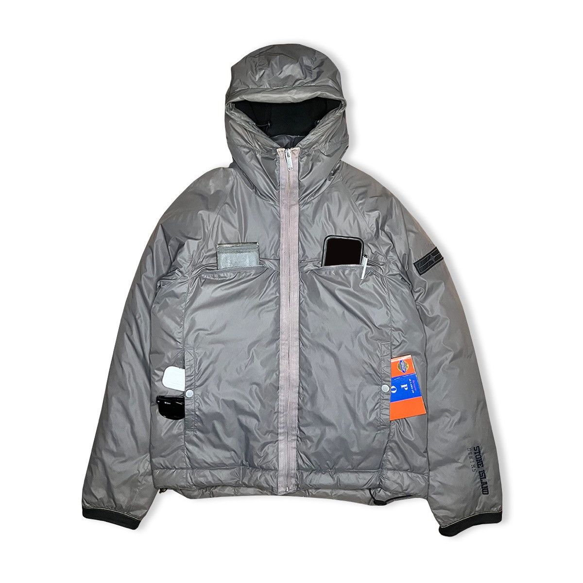 Stone Island 2009 Stone Island Denims Technical Fleece Lined Puffer Size US XL / EU 56 / 4 - 2 Thumbnail