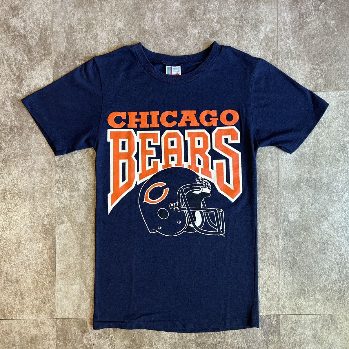 NFL × Vintage Vintage 80s Chicago Bears T Shirt Size US XS / EU 42 / 0 - 4 Thumbnail