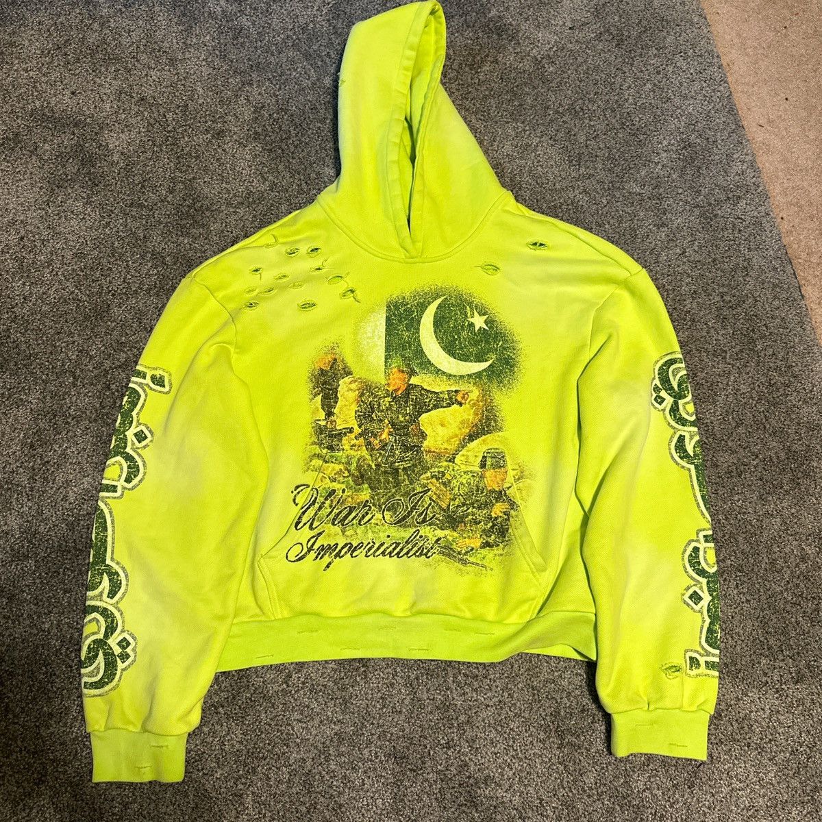 Other green and yellow imperial bastards hoodie Size US M / EU 48-50 / 2 - 1 Thumbnail