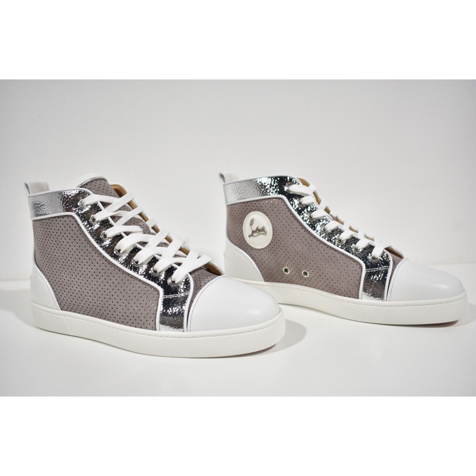 Christian Louboutin Christian Louboutin Men Louis Orlato Flat Elegant Argento Size US 10 / EU 43 - 4 Thumbnail