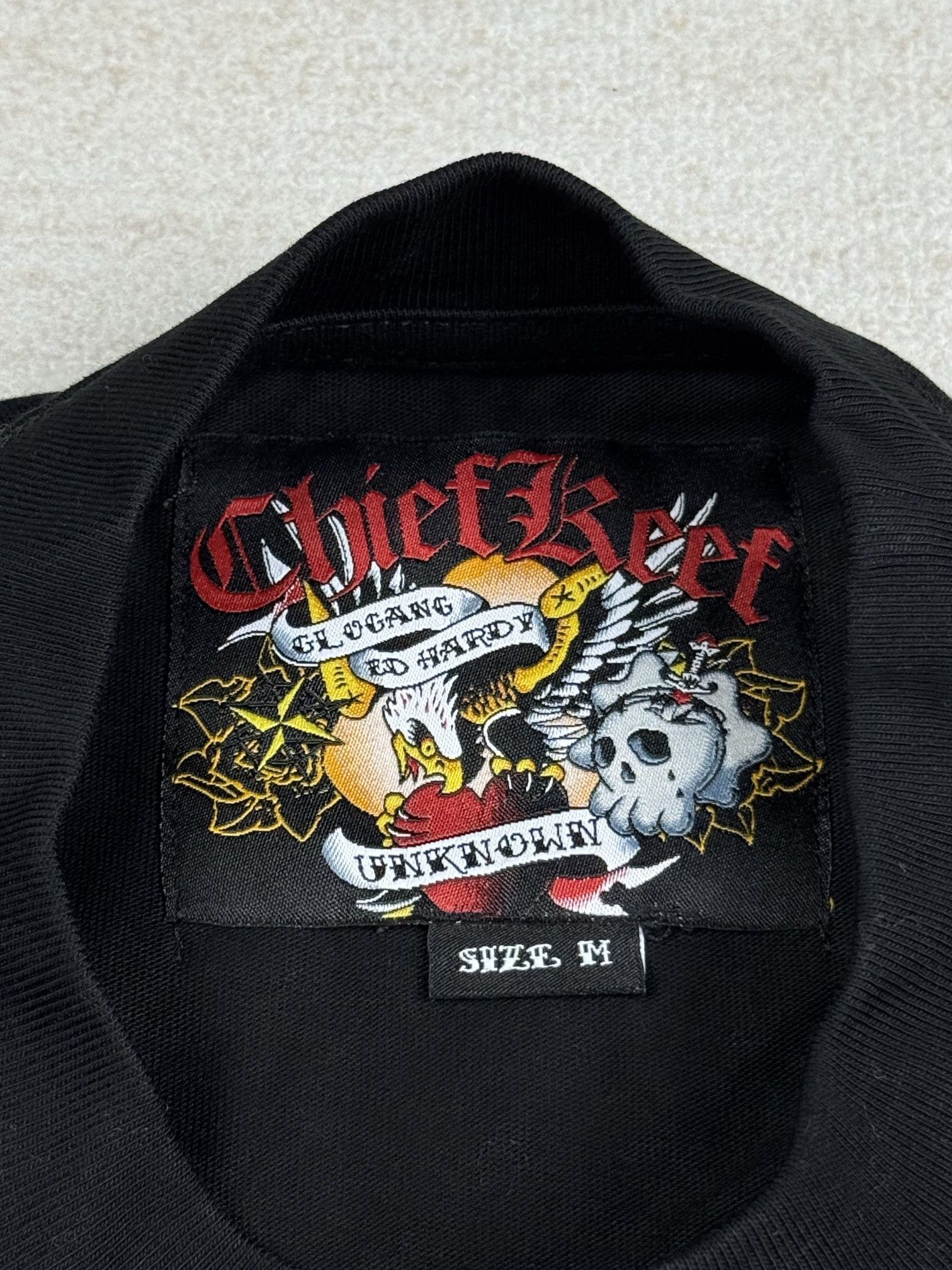 Ed Hardy × Glo Gang × Unknown London Chef keef ed hardy tee Size US M / EU 48-50 / 2 - 4 Thumbnail