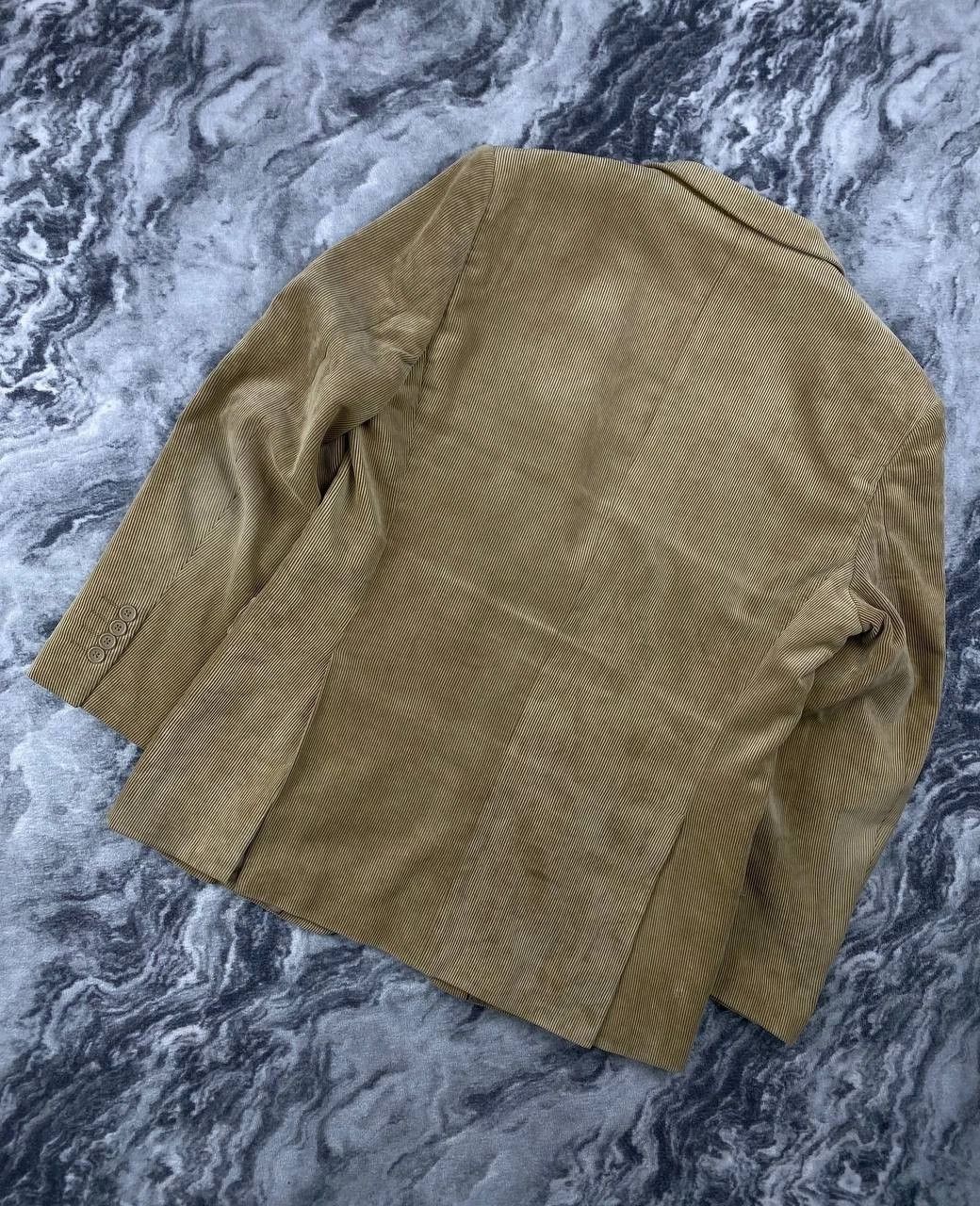 Giorgio Armani Giorgio Armani Corduroy Blazer Jacket Men Size 50 Beige Size 50R - 8 Thumbnail
