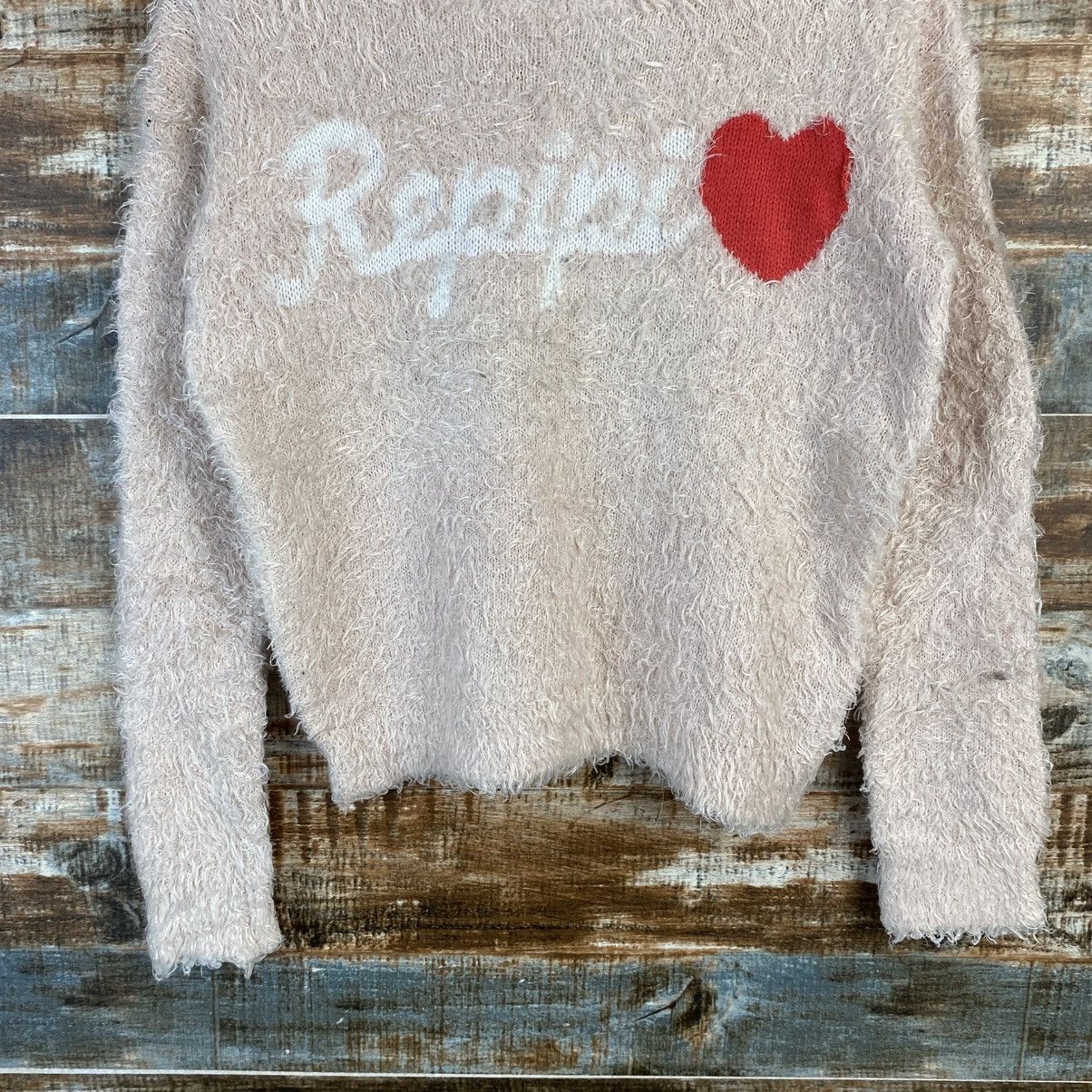 Vintage DL Repipi Pink shaggy fur Knitwear #C1078 Size S / US 4 / IT 40 - 6 Thumbnail