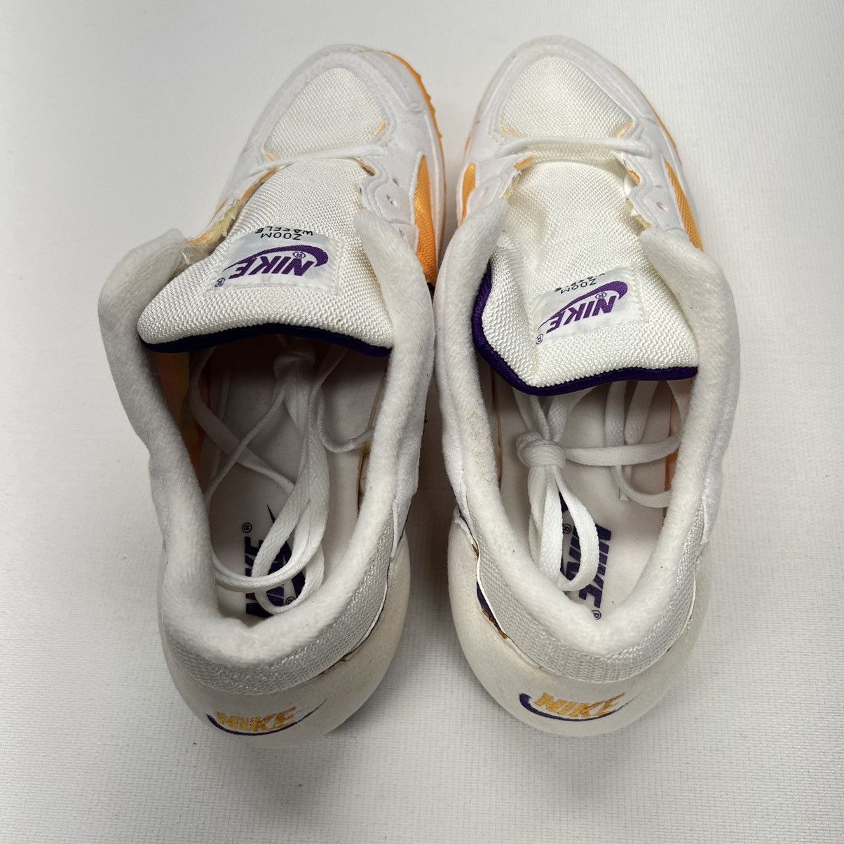 Nike × Vintage VTG New Nike Zoom Waffle White Purple Track Sneaker 941202 Size US 9 / EU 42 - 5 Thumbnail